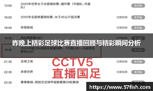 昨晚上精彩足球比赛直播回顾与精彩瞬间分析